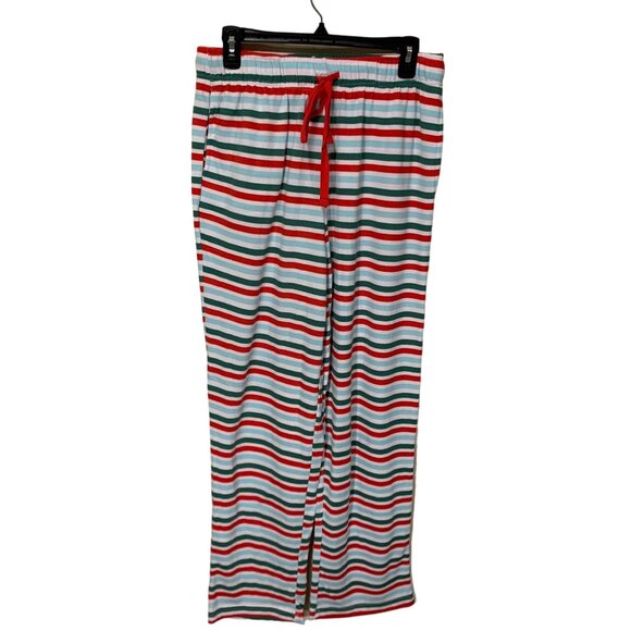 Cuddl Duds Mens Papa Elf Christmas Pajama Top Size M Polyester & Spandex Green & - Picture 7 of 10